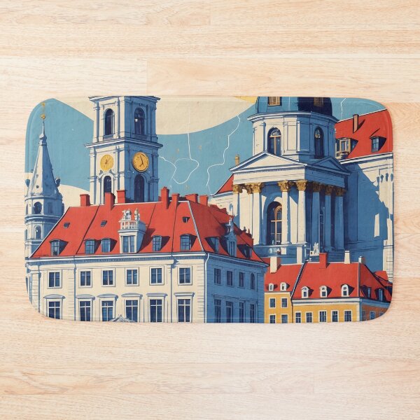 Item preview, Upplands Vaesby Sweden 1950s Vintage Travel Tourism designed and sold by TravelersGems.