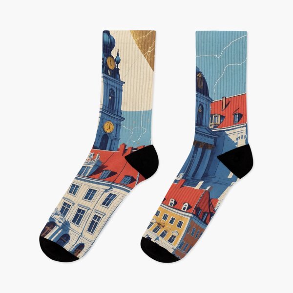 Item preview, Upplands Vaesby Sweden 1950s Vintage Travel Tourism designed and sold by TravelersGems.