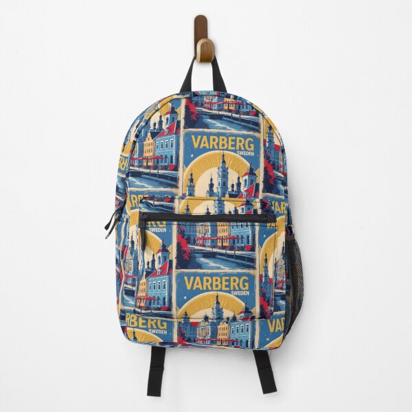 Item preview, Varberg Sweden 1950s Vintage Travel Tourism designed and sold by TravelersGems.