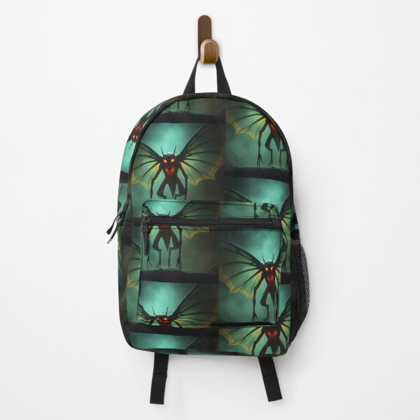 Item preview, Mothman cryptid painting designed and sold by Vintage Designs +.