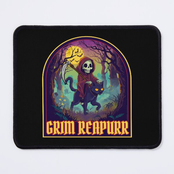 Item preview, Grim Reapurr, Death Rides a Black Cat designed and sold by theflandonian.