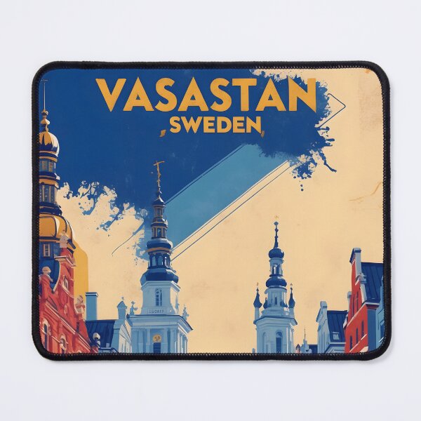 Item preview, Vasastan Sweden 1950s Vintage Travel Tourism designed and sold by TravelersGems.