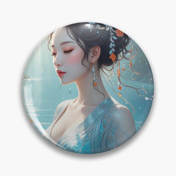 Item preview, Kami of Lotus and Koi designed and sold by Schoenenwald - Illustrations Uniques et Originales.