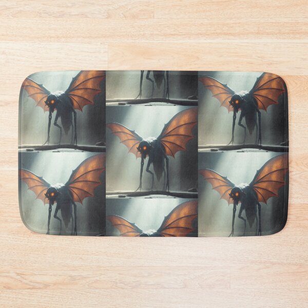 Item preview, Mothman cryptid painting designed and sold by Vintage Designs +.
