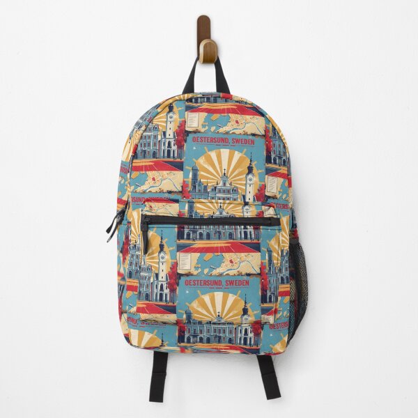 Item preview, Oestersund Sweden 1950s Vintage Travel Tourism designed and sold by TravelersGems.