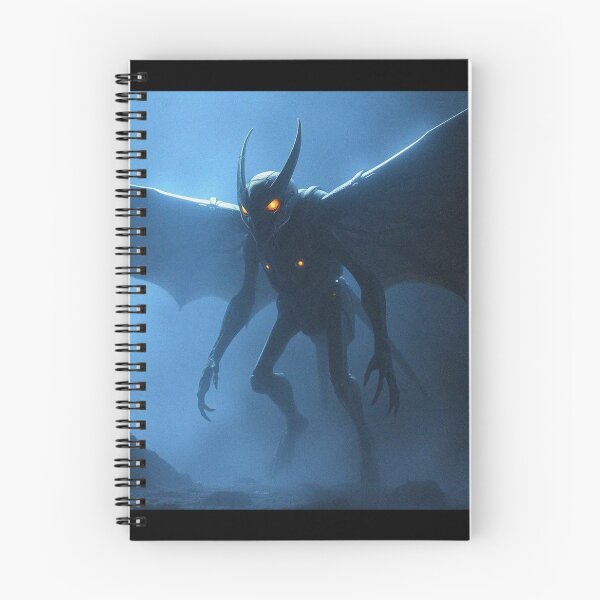 Item preview, Mothman cryptid painting designed and sold by Vintage Designs +.
