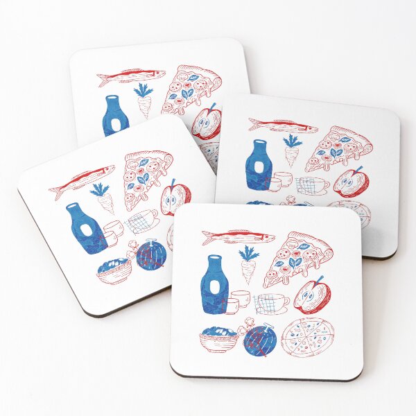 Item preview, Pizza, Fruit & Drinks Collage designed and sold by Oniyasha.