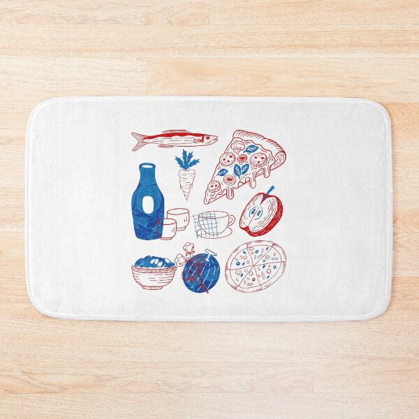 Item preview, Pizza, Fruit & Drinks Collage designed and sold by Oniyasha.