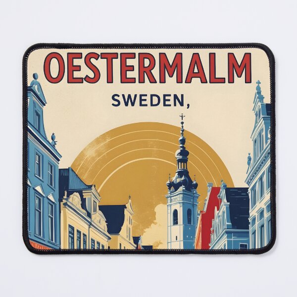 Item preview, Oestermalm Sweden 1950s Vintage Travel Tourism designed and sold by TravelersGems.