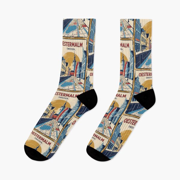 Item preview, Oestermalm Sweden 1950s Vintage Travel Tourism designed and sold by TravelersGems.