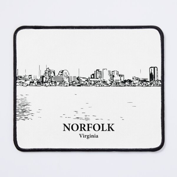 Artikelvorschau, Norfolk - Virginia entworfen und verkauft von Lakeric Cityscapes.