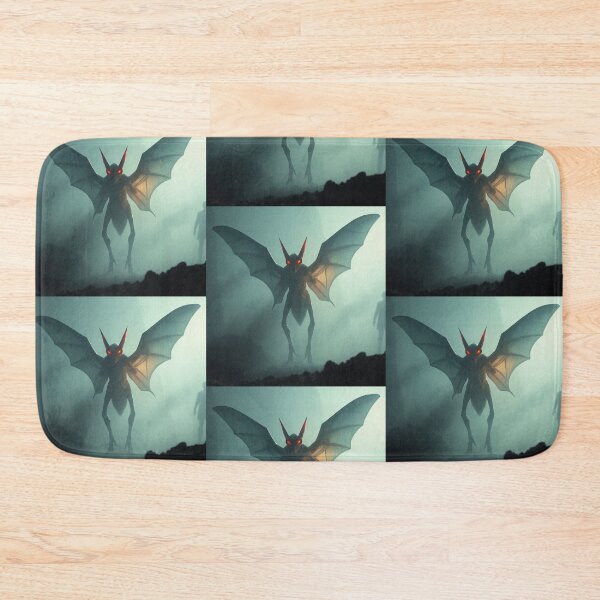 Item preview, Mothman cryptid painting designed and sold by Vintage Designs +.