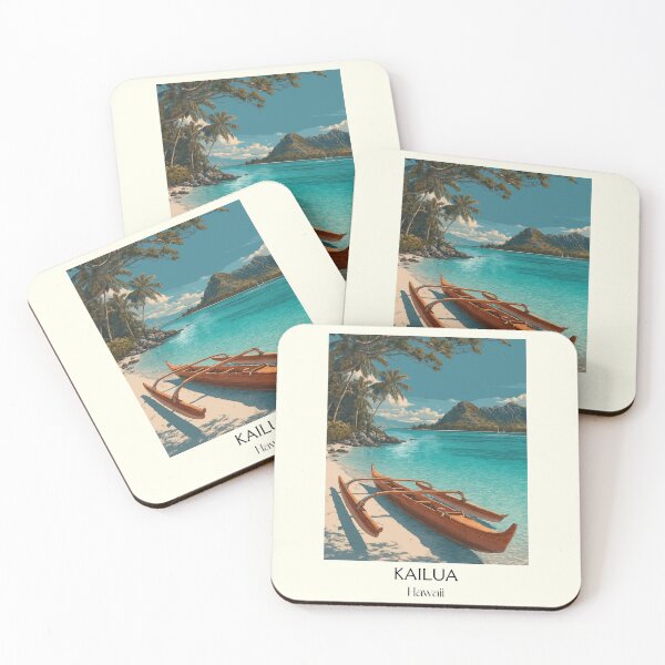 Item preview, Kailua Big Island Outrigger Canoe | Kona Coast Art designed and sold by TuncGK.