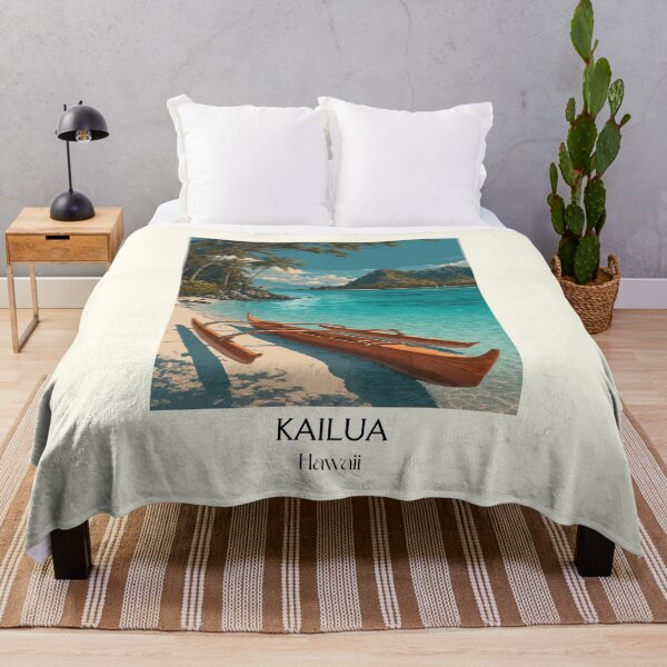 Item preview, Kailua Big Island Outrigger Canoe | Kona Coast Art designed and sold by TuncGK.