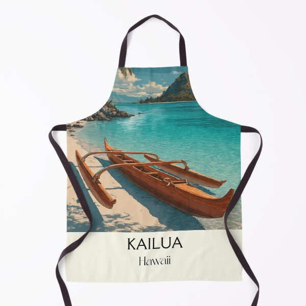 Item preview, Kailua Big Island Outrigger Canoe | Kona Coast Art designed and sold by TuncGK.