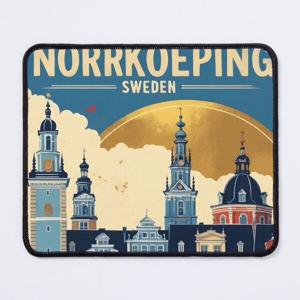 Item preview, Norrkoeping Sweden 1950s Vintage Travel Tourism designed and sold by TravelersGems.