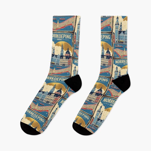 Item preview, Norrkoeping Sweden 1950s Vintage Travel Tourism designed and sold by TravelersGems.