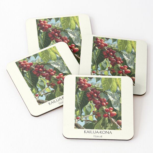 Item preview, Kona Coffee Plant Botanical Art | Big Island Hawaii Print designed and sold by TuncGK.