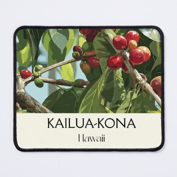 Item preview, Kona Coffee Plant Botanical Art | Big Island Hawaii Print designed and sold by TuncGK.