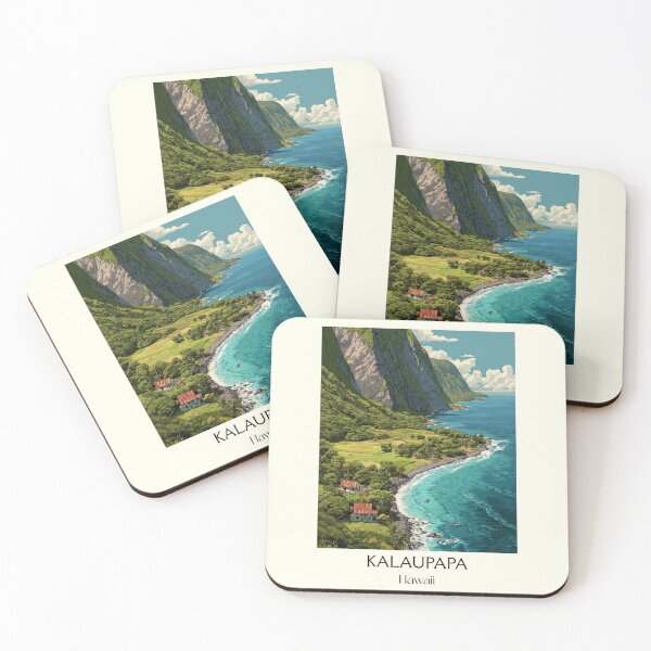 Item preview, Kalaupapa Molokai Sea Cliffs | Hawaii Historic Park Art designed and sold by TuncGK.