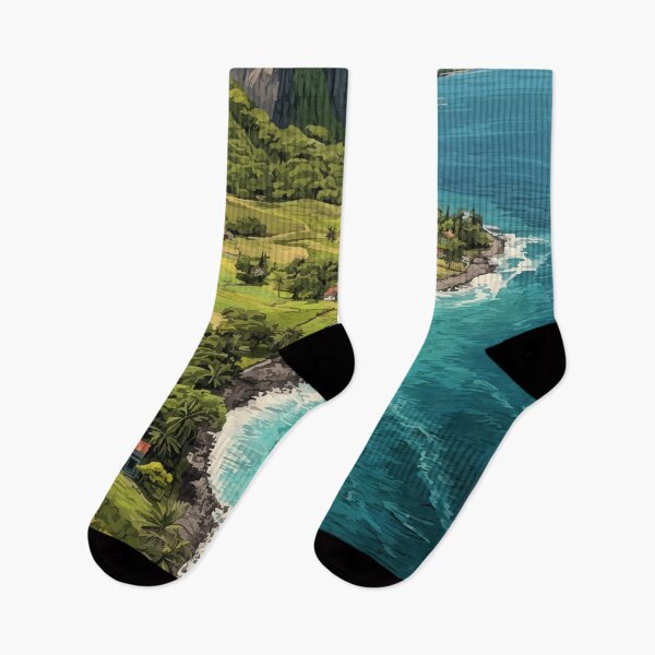Item preview, Kalaupapa Molokai Sea Cliffs | Hawaii Historic Park Art designed and sold by TuncGK.