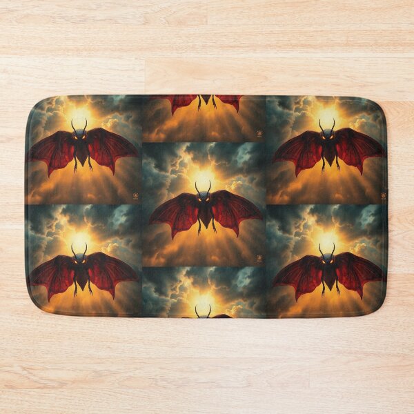 Item preview, Mothman cryptid painting designed and sold by Vintage Designs +.