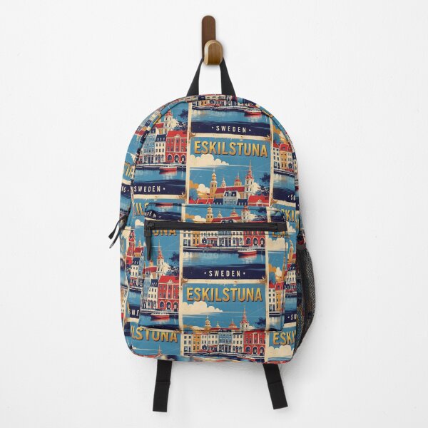 Item preview, Eskilstuna Sweden 1950s Vintage Travel Tourism designed and sold by TravelersGems.