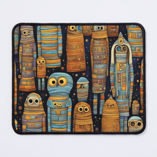 Item preview, Pensioners dressed as a Mummies for Halloween designed and sold by Colin Bentham.