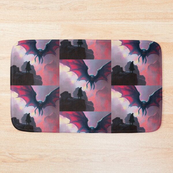 Item preview, Mothman cryptid painting designed and sold by Vintage Designs +.