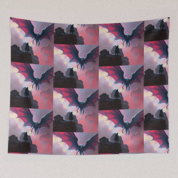 Item preview, Mothman cryptid painting designed and sold by Vintage Designs +.