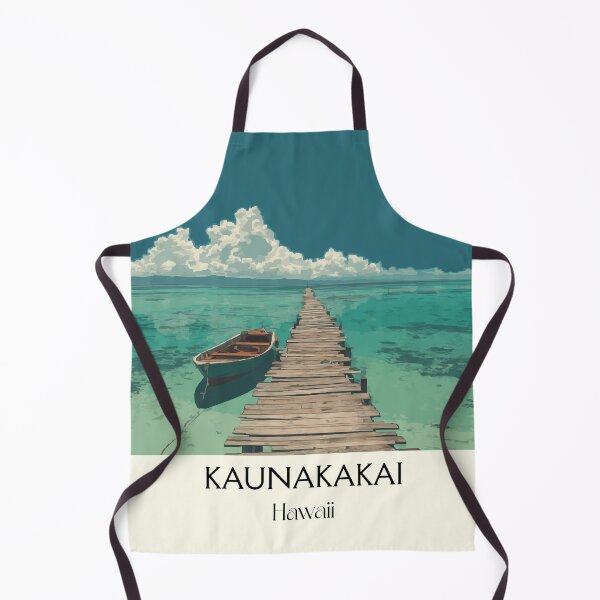 Item preview, Kaunakakai Molokai Pier | Hawaii's Friendly Isle Art designed and sold by TuncGK.