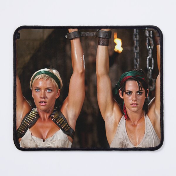 Item preview, Two captive fantasy post apocalyptic warrior women art photo designed and sold by Vintage Designs +.
