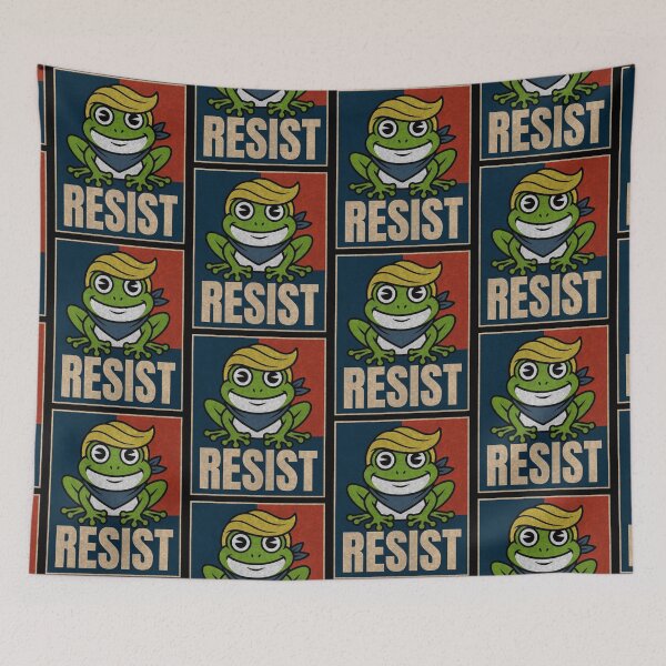 Item preview, Funny Portland Frog Protest Resist designed and sold by MALIKABO.