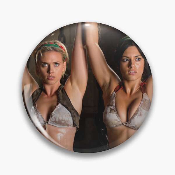 Item preview, Two captive fantasy post apocalyptic warrior women art photo designed and sold by Vintage Designs +.