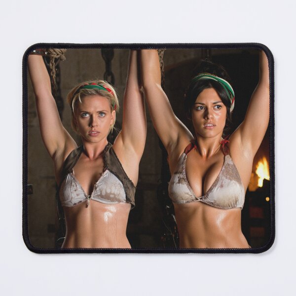 Item preview, Two captive fantasy post apocalyptic warrior women art photo designed and sold by Vintage Designs +.