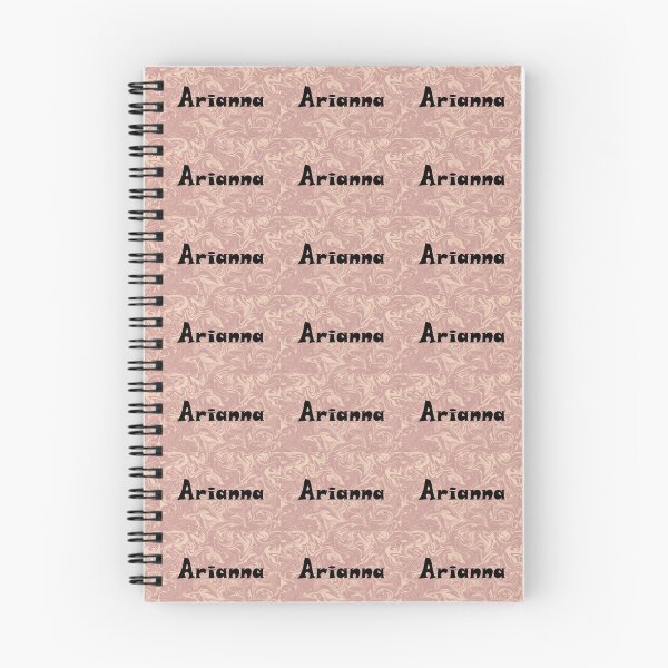 Item preview, Arianna Name Design - Cute Font, Minimalist, with Black Lettering :) designed and sold by Myriel-Myriel.
