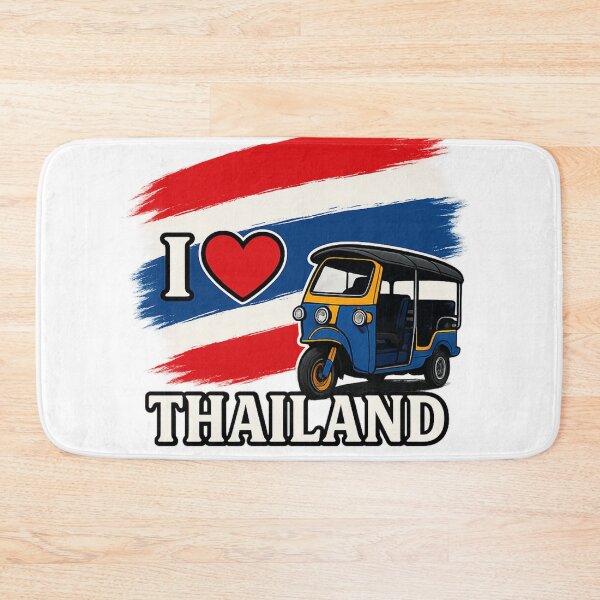 Item preview, I love Thailand with Tuk-Tuk designed and sold by RW-Art-Design.