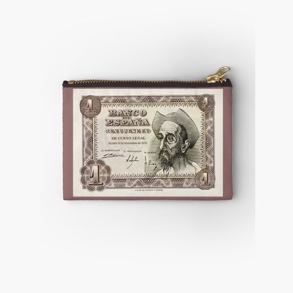 Item preview, One-peseta banknote. "Don Quixote of La Mancha" by Miguel de Cervantes. designed and sold by Filologica.