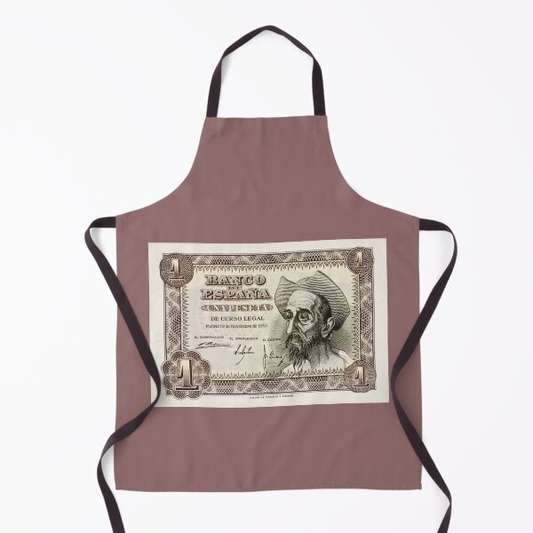 Item preview, One-peseta banknote. "Don Quixote of La Mancha" by Miguel de Cervantes. designed and sold by Filologica.