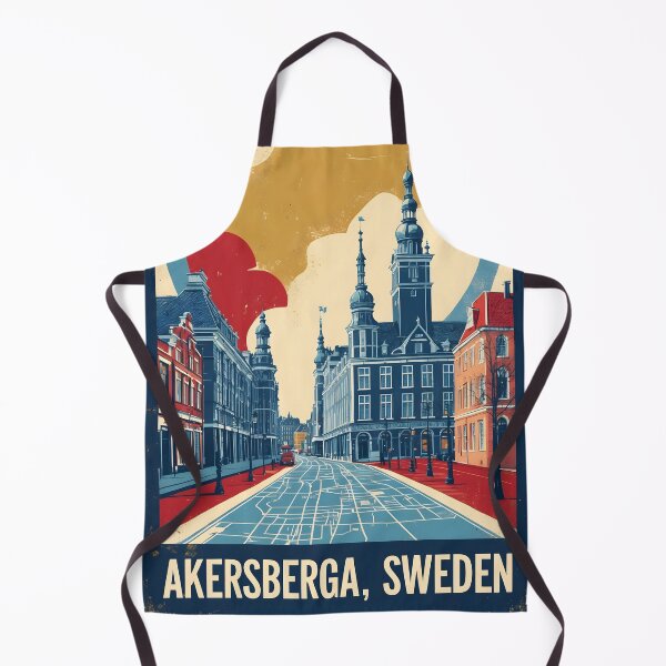 Item preview, Akersberga Sweden 1950s Vintage Travel Tourism designed and sold by TravelersGems.