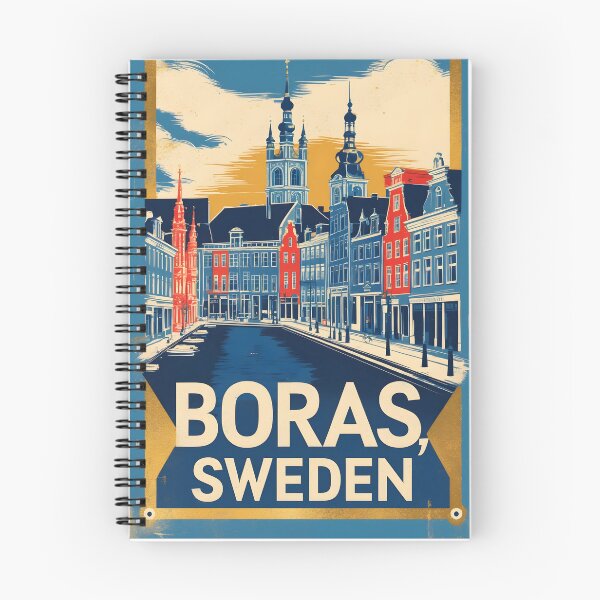 Item preview, Boras Sweden 1950s Vintage Travel Tourism designed and sold by TravelersGems.
