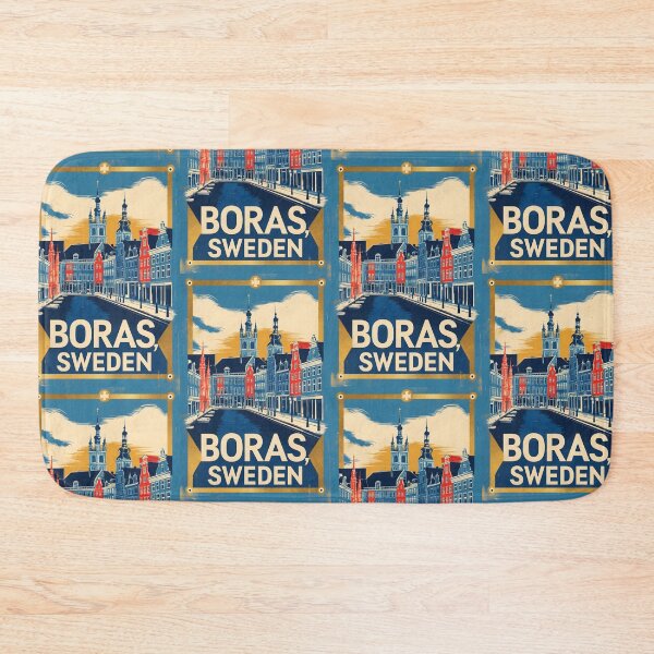 Item preview, Boras Sweden 1950s Vintage Travel Tourism designed and sold by TravelersGems.