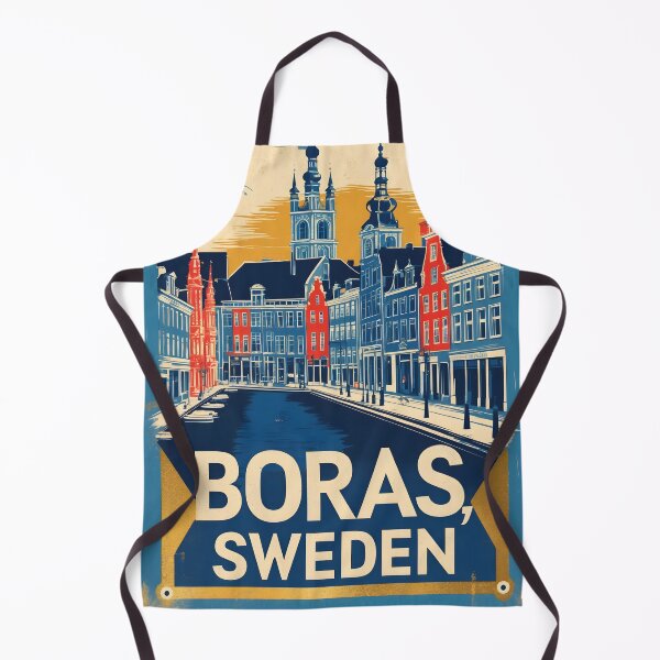 Item preview, Boras Sweden 1950s Vintage Travel Tourism designed and sold by TravelersGems.