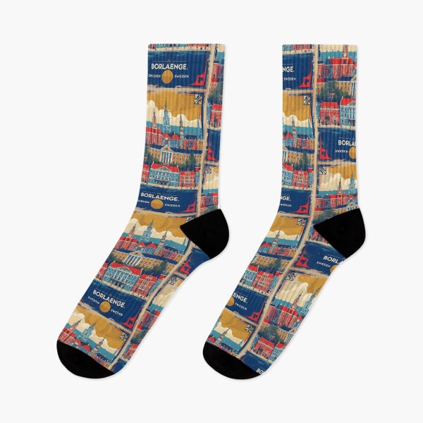 Item preview, Borlaenge Sweden 1950s Vintage Travel Tourism designed and sold by TravelersGems.