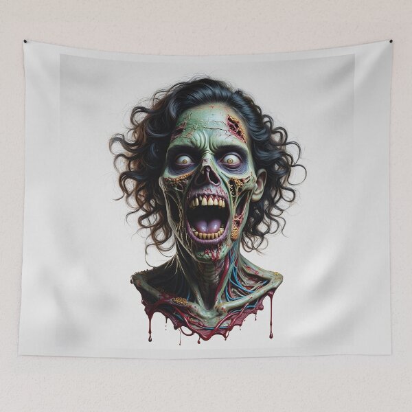 Item preview, Creepy Zombie Horror head design designed and sold by Vintage Designs +.