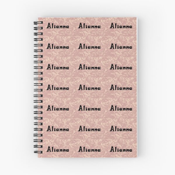 Item preview, Alianna Name Design - Cute Font, Minimalist, with Black Lettering :) designed and sold by Myriel-Myriel.