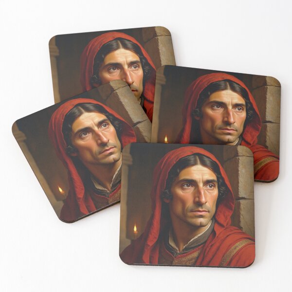 Item preview, Painting depicting Dante's Inferno the Divine Comedy medieval art designed and sold by Vintage Designs +.
