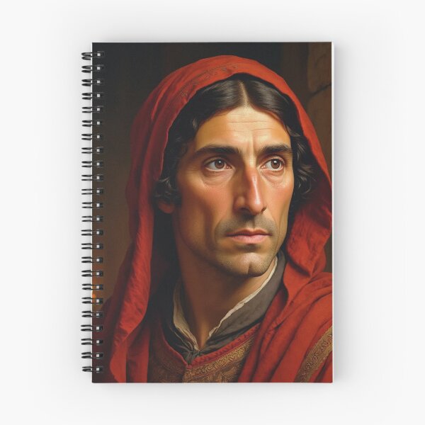 Item preview, Painting depicting Dante's Inferno the Divine Comedy medieval art designed and sold by Vintage Designs +.