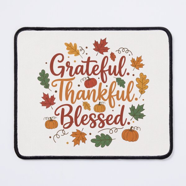 Artikelvorschau, Dankbares, gesegnetes Thanksgiving-T-Shirt entworfen und verkauft von MofazStyle.