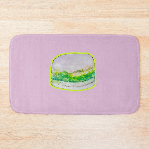 Item preview, Coconut Flavor Macaron dessert watercolor food illustration Art designed and sold by happiartworks .